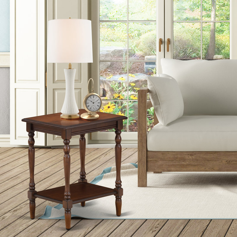 Charlton Home® Alperton 24'' Tall Solid Wood End Table & Reviews Wayfair